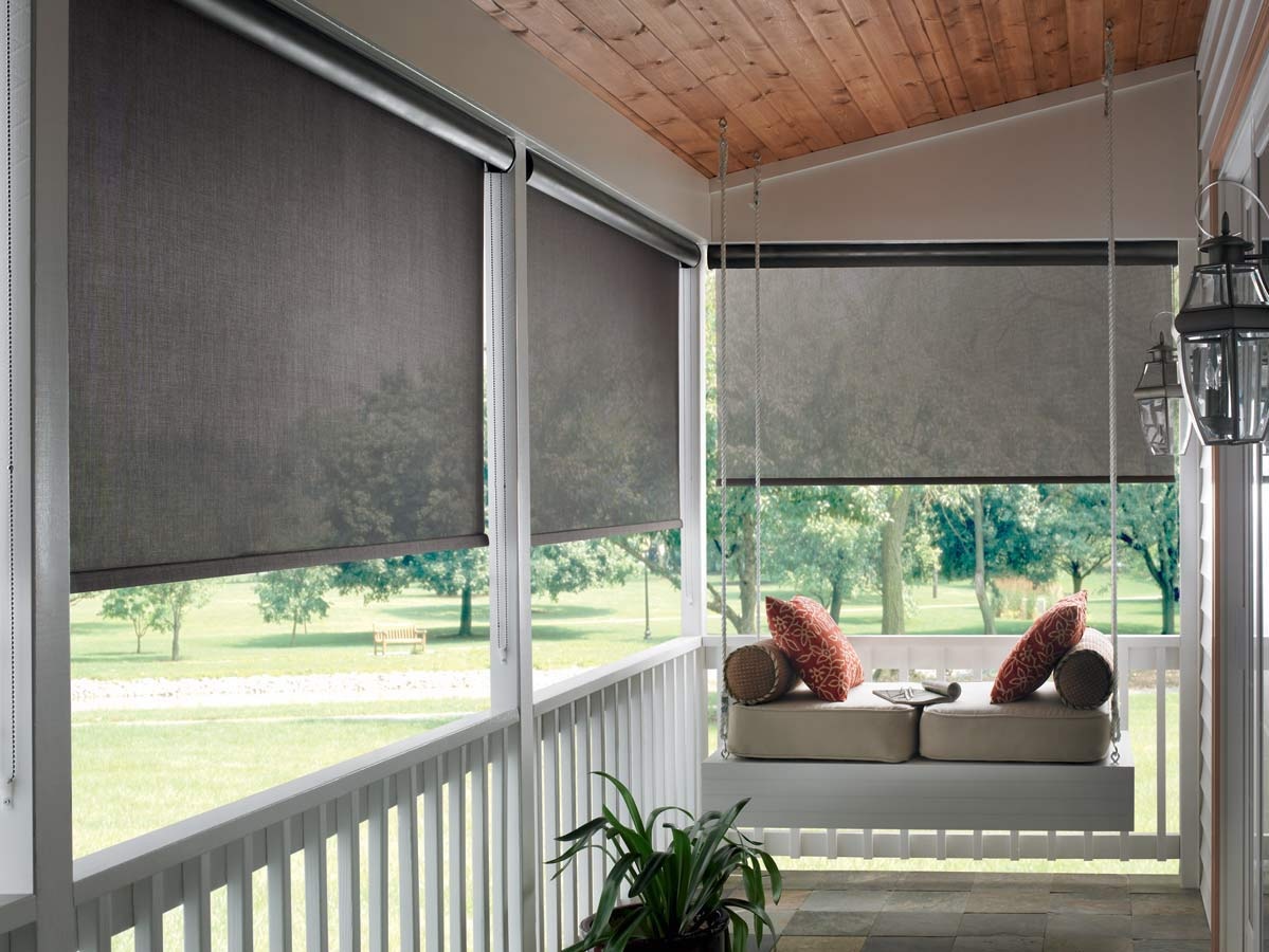 Exterior Motorized Shades San Antonio